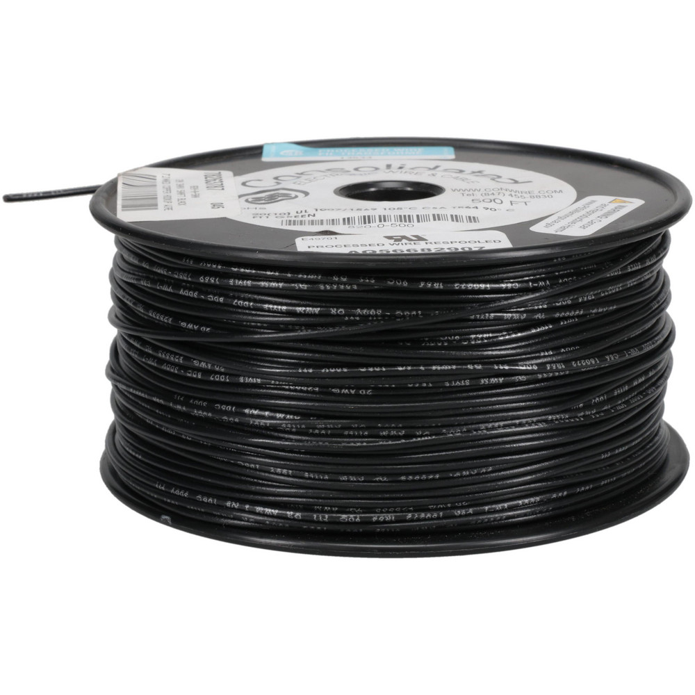 Alpha Wire 20 AWG, 1 Strand, 305 m OAL, Tinned Copper Hook Up Wire - 3053/1 GR001