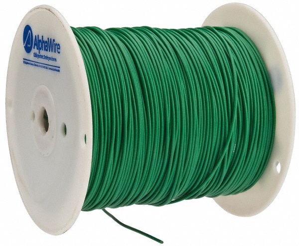 Alpha Wire 16 AWG, 26 Strand, 305 m OAL, Tinned Copper Hook Up Wire - 3057 GR001