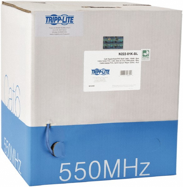 CompuCablePlusUSA Network & Ethernet Cable: Wire Type: Cat6; Wire Size: 24.000; Shield Type: Unshielded; Transmission Speed: 550 - MRJ-L6U-14GRE10