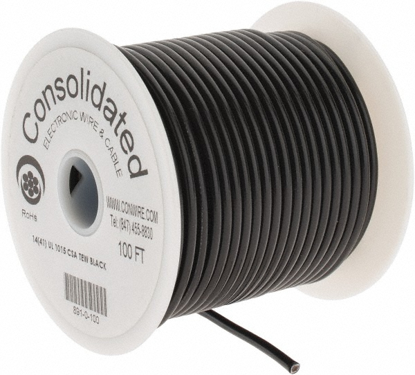 EastPenn 14 AWG, 1,000' OAL, Hook Up Wire - 23445