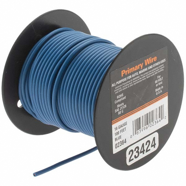EastPenn 16 AWG, 500' OAL, Hook Up Wire - KP76390