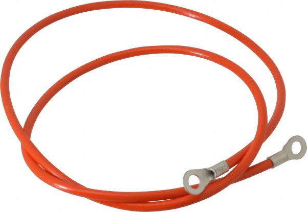 Hubbell Workplace Solutions 19 AWG, 3 Ft., Terminal, Grounding Cable with Clamps - GCSI-EE-03