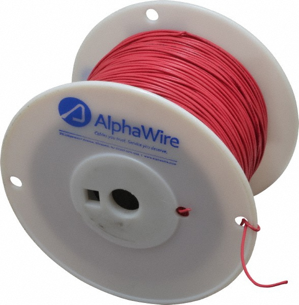Alpha Wire 20 AWG, 1 Strand, 305 m OAL, Tinned Copper Hook Up Wire - 3053/1 RD001