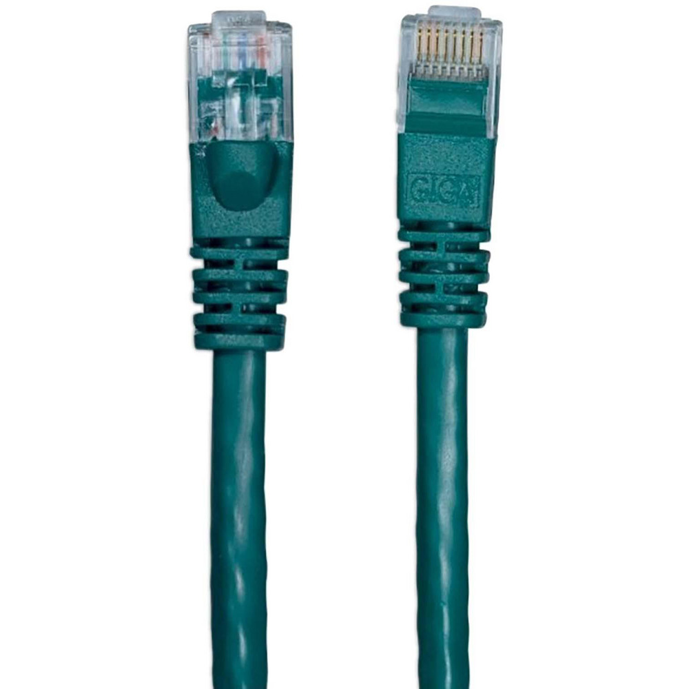 CompuCablePlusUSA Network & Ethernet Cable: Wire Type: Cat6; Wire Size: 24.000; Shield Type: Unshielded; Transmission Speed: 550 - MRJ-L6U-05GRA10