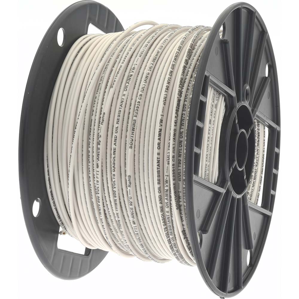 AFC CABLE Building Wire: THHN, 14 AWG, Steel, Solid Core, 250' Long - 1402N42-00