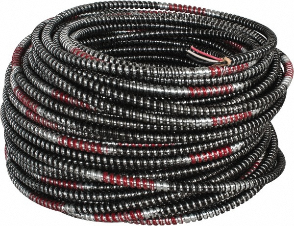 AFC CABLE Building Wire: THHN, 14 AWG, Steel, Solid Core, 250' Long - 1402N42-00