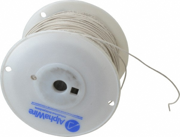 Alpha Wire 18 AWG, 1 Strand, 305 m OAL, Tinned Copper Hook Up Wire - 3055/1 WH001