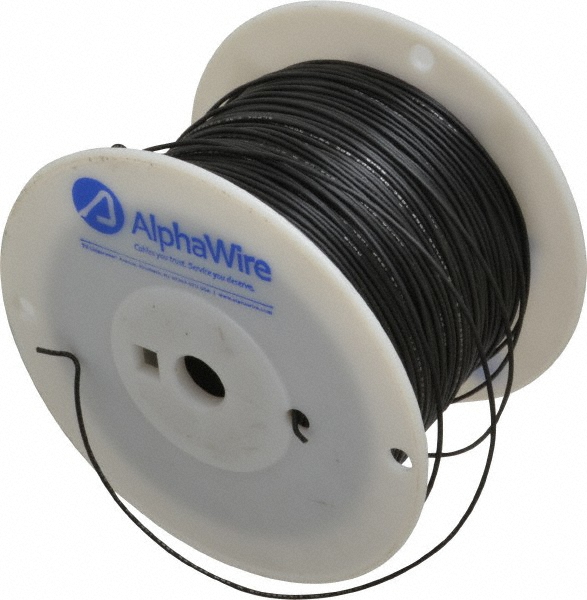 Alpha Wire 20 AWG, 1 Strand, 305 m OAL, Tinned Copper Hook Up Wire - 3053/1 BK001