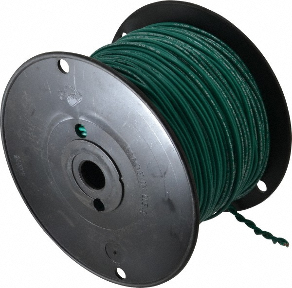 Southwire Machine Tool Wire: 2 AWG, Black, 500' Long, Polyvinylchloride, 0.417" OD - 411120508