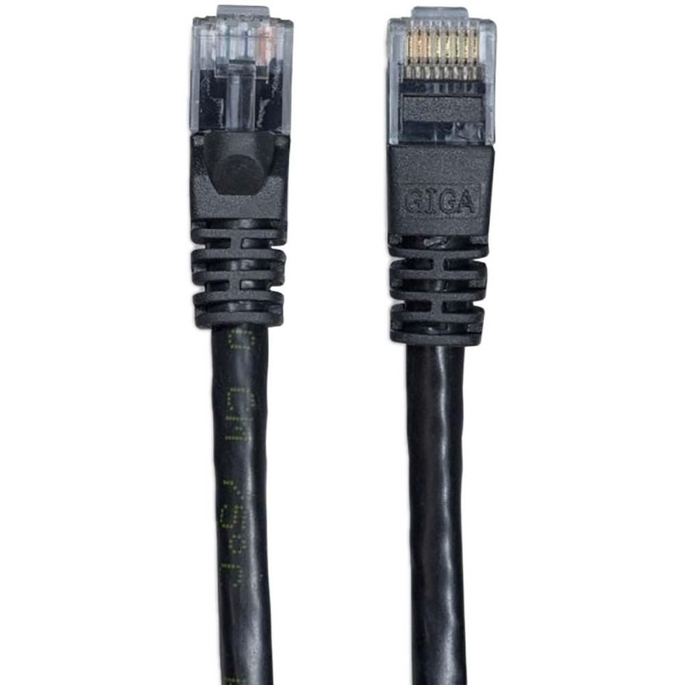 CompuCablePlusUSA Network & Ethernet Cable: Wire Type: Cat6; Wire Size: 24.000; Shield Type: Unshielded; Transmission Speed: 550 - MRJ-L6U-05BLK10
