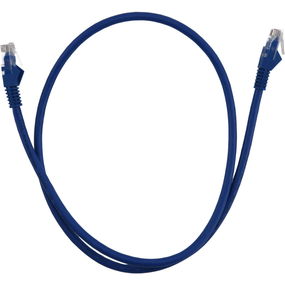 CompuCablePlusUSA Network & Ethernet Cable: Wire Type: Cat6; Wire Size: 24.000; Shield Type: Unshielded; Transmission Speed: 550 - MRJ-L6U-05BLK10