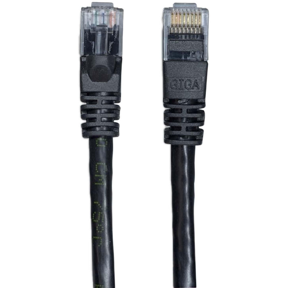 CompuCablePlusUSA Network & Ethernet Cable: Wire Type: Cat6; Wire Size: 24.000; Shield Type: Unshielded; Transmission Speed: 550 - MRJ-L6U-05BLK10