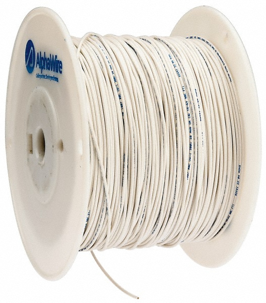 Alpha Wire 20 AWG, 10 Strand, 305 m OAL, Tinned Copper Hook Up Wire - 3053 WH001