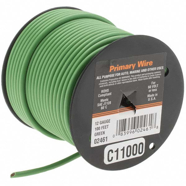 EastPenn 12 AWG, 100' OAL, Hook Up Wire - 23495
