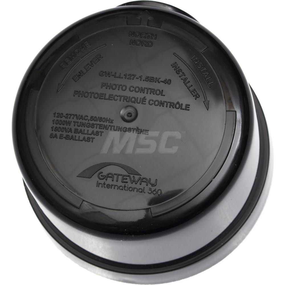 Gateway International 360 Sensor Accessories: Sensor Accessory Type: Photo Control; For Use With: HID & LED Roadway & Street Lighting Fixture; Amperage: 8 - GW-LL127-BK