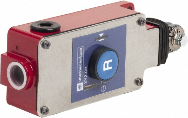 Telemecanique Sensors 10 Amp, NO/NC Configuration, Left Hand Operation, Rope Operated Limit Switch - XY2CE4A010