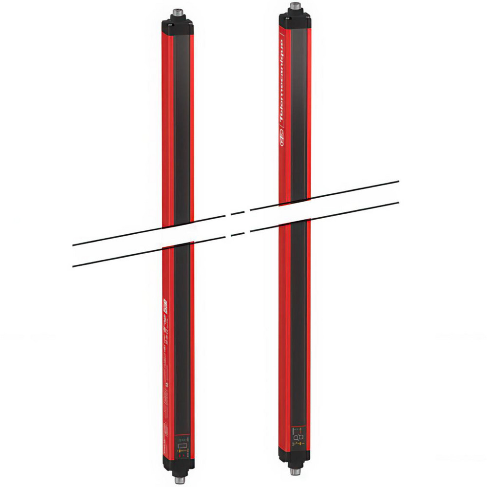 Telemecanique Sensors 2 Beam, 20.08 Inch Height Protection, 4, 12m Max Sensing, 14 to 131°F, Body Protection 4, Safety Light Curtain - XUSL4E2BB051NS2
