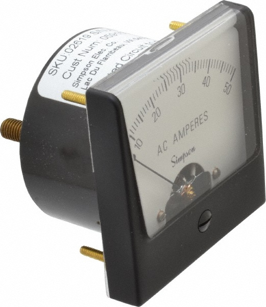 Simpson Electric 3-1/2 Digits, Digital LCD, AC Ammeter, Panel Meter - M235-0-0-46-0