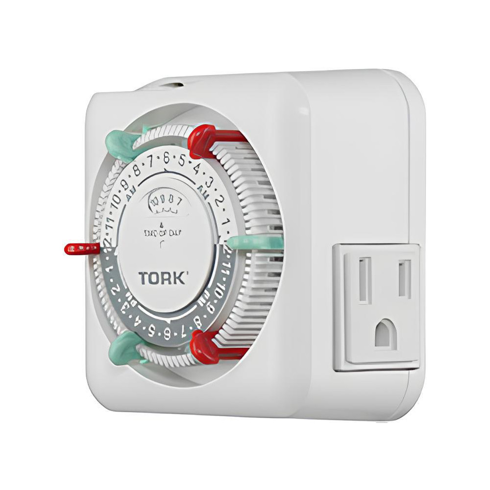 NSI Industries Electrical Timers & Timer Switches: Switch Type: Mechanical Timer Switch; Recommended Environment: Indoor; Timing Range: 24 h; Minimum On/Off Time: 30 min - RTN112