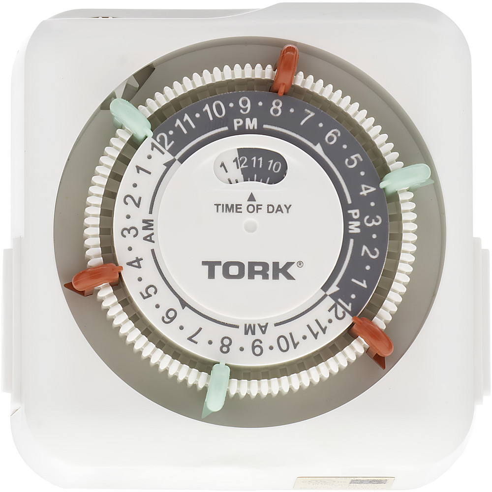 NSI Industries Electrical Timers & Timer Switches: Switch Type: Mechanical Timer Switch; Recommended Environment: Indoor; Timing Range: 24 h; Minimum On/Off Time: 30 min - RTN112
