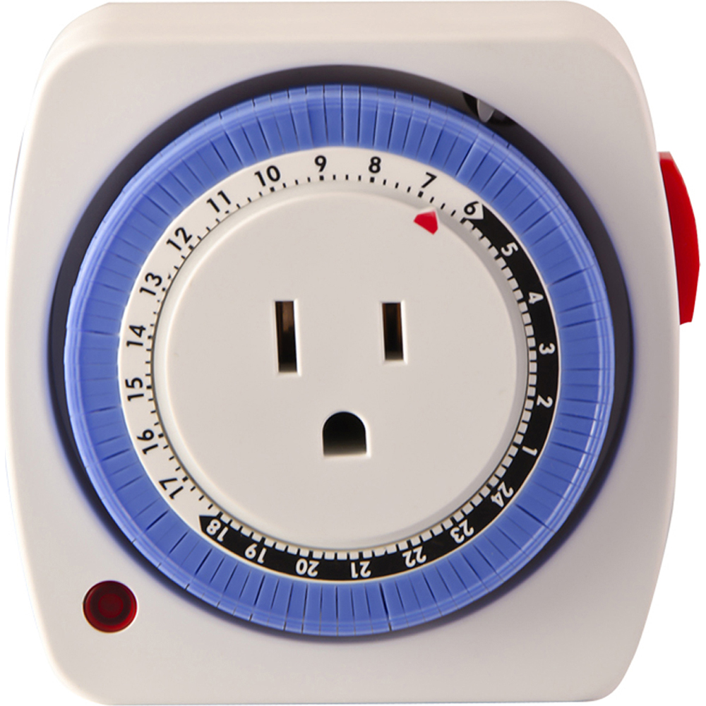 NSI Industries Electrical Timers & Timer Switches: Switch Type: Mechanical Timer Switch; Recommended Environment: Indoor; Timing Range: 24 h; Minimum On/Off Time: 30 min - RTN112