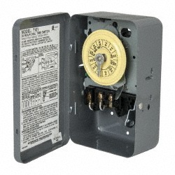 NSI Industries Electrical Timers & Timer Switches: Switch Type: Mechanical Timer Switch; Recommended Environment: Indoor; Timing Range: 24 h; Minimum On/Off Time: 30 min - RTN112