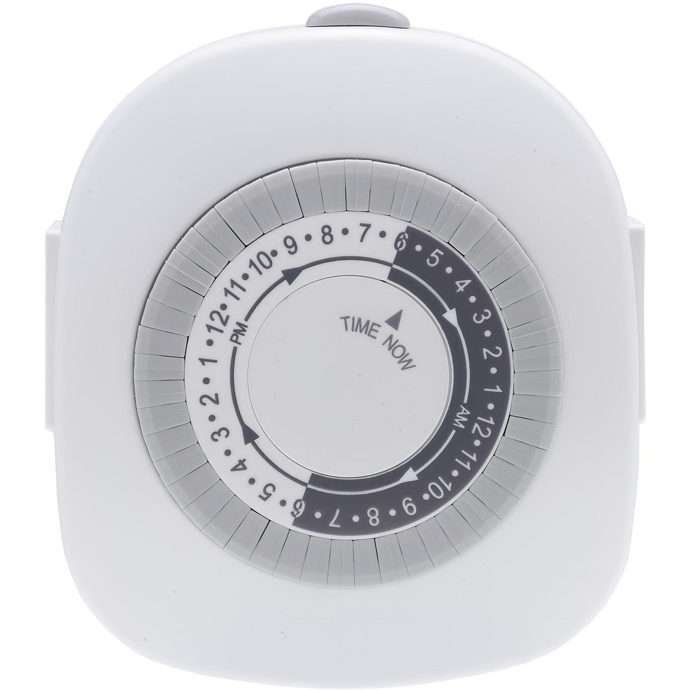 NSI Industries Electrical Timers & Timer Switches: Switch Type: Mechanical Timer Switch; Recommended Environment: Indoor; Timing Range: 24 h; Minimum On/Off Time: 30 min - RTN112