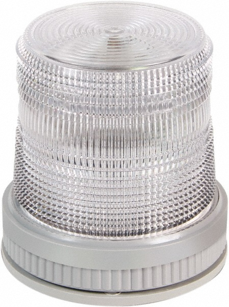 Edwards Signaling Multi-Status Indicator Light: Amber, Blue & Red, Pipe, Surface & Wall Mount, 24VDC - 105XBRIRBA24D