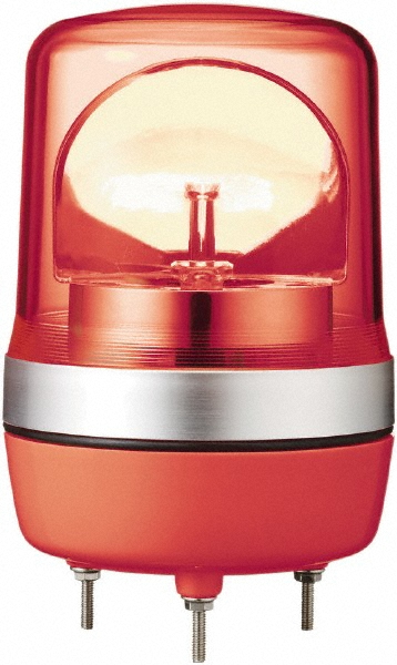 Schneider Electric Beacon Lights: Light Type: Rotating Beacon; Lens Color: Red; Lamp Type: LED - XVR13B04L