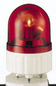 Schneider Electric Beacon Lights: Light Type: Rotating Beacon; Lens Color: Red; Lamp Type: LED - XVR13B04L
