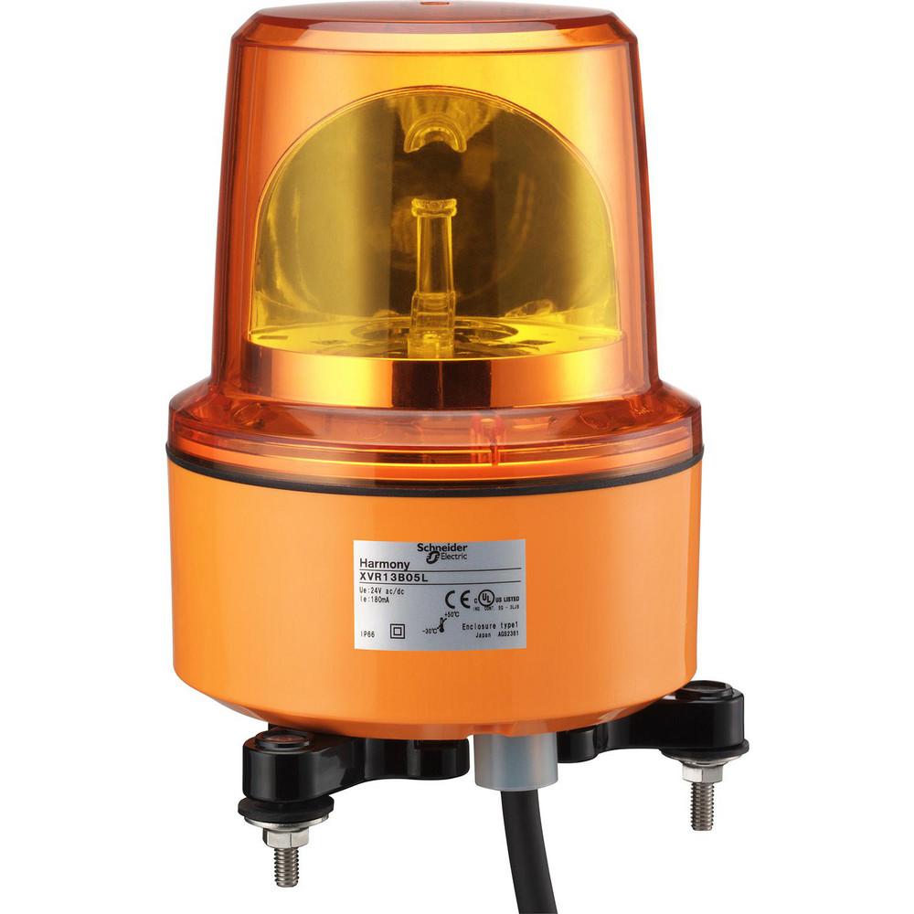 Schneider Electric Beacon Lights: Light Type: Rotating Beacon; Lens Color: Red; Lamp Type: LED - XVR13B04L