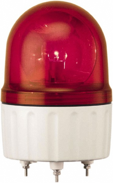 Schneider Electric Beacon Lights: Light Type: Rotating Beacon; Lens Color: Red; Lamp Type: LED - XVR13B04L