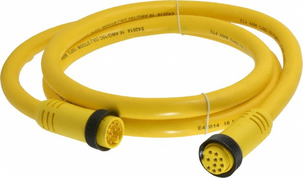 Brad Harrison 7 Amp, Female Straight, Male Straight Cordset Sensor and Receptacle - 331020A01F060
