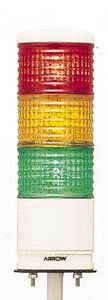 Federal Signal Corp Incandescent Lamp, Red, Flashing and Steady, Stackable Tower Light Module - LSL-120R