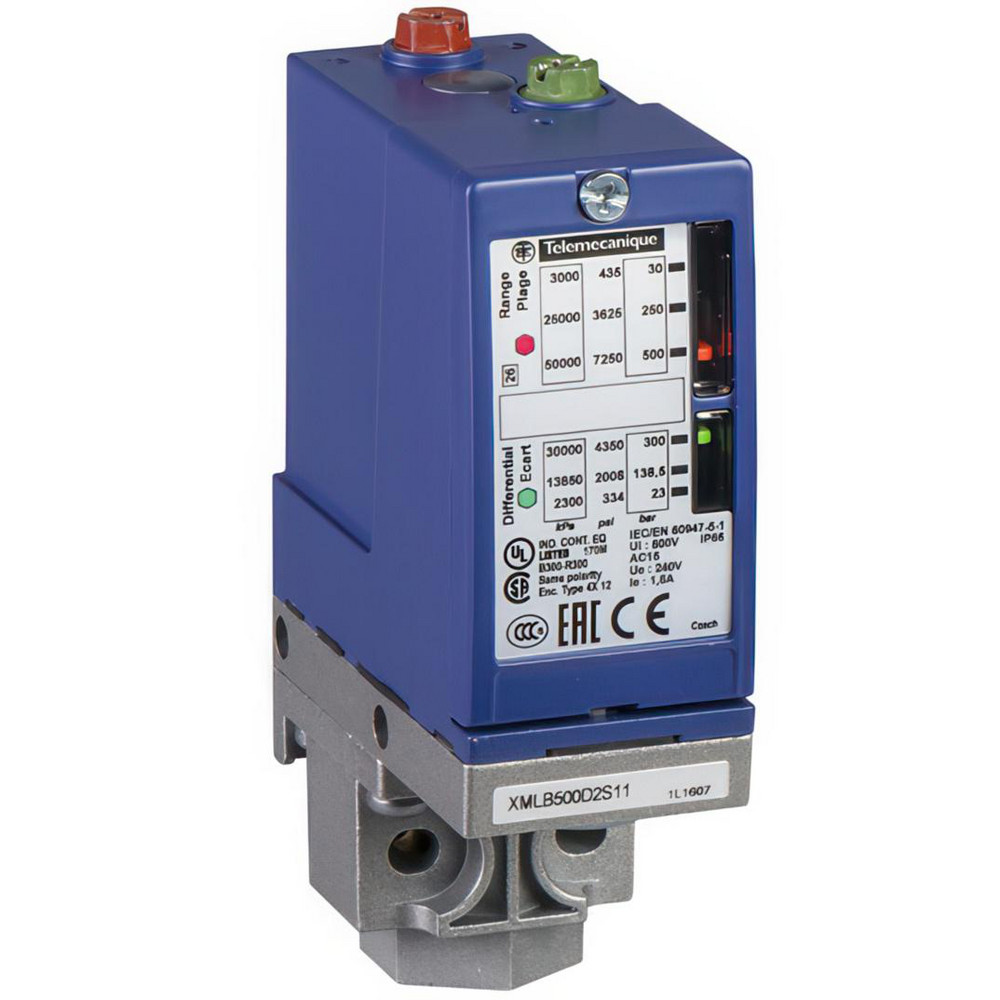 Telemecanique Sensors G 1/4 (Female) Connector, 20 Bar Sensor, Shock and Vibration Resistant, Control Circuit Pressure Sensor - XMLB020C2S11