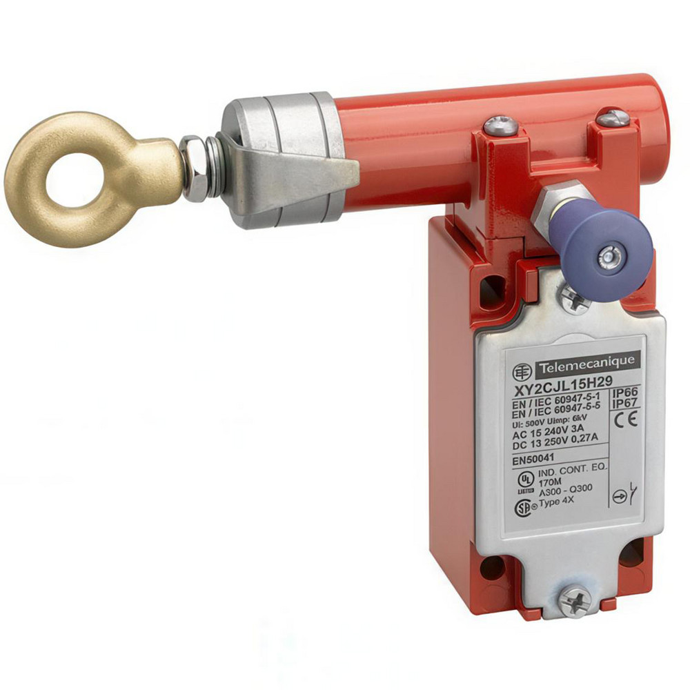 Telemecanique Sensors 10 Amp, NO/NC Configuration, Left Hand Operation, Rope Operated Limit Switch - XY2CJL15