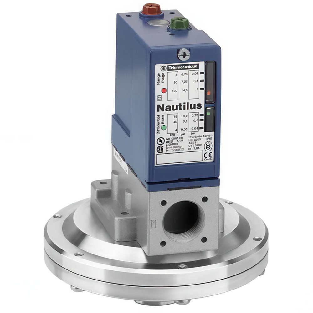 Telemecanique Sensors 1/4 Inch NPT (Female) Connector, 0.35 Bar Sensor, Shock and Vibration Resistant, Control Circuit Pressure Sensor - XMLBL35R2S13