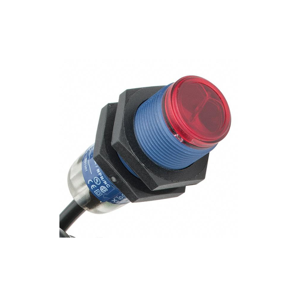 Telemecanique Sensors Cable Connector, 2m Nominal Distance, Shock and Vibration Resistant, Polarized Retroreflective Photoelectric Sensor - XUB9ANBNL2
