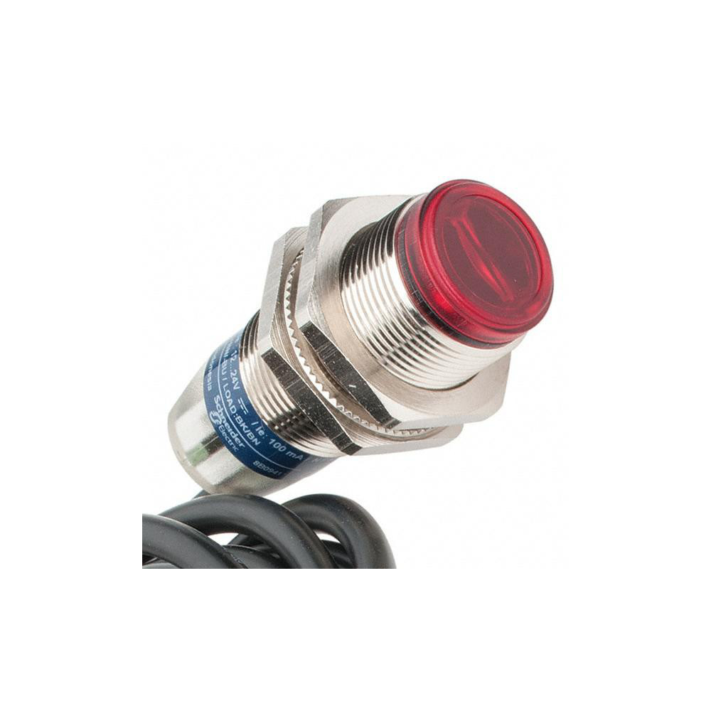 Telemecanique Sensors Cable Connector, 2m Nominal Distance, Shock and Vibration Resistant, Polarized Retroreflective Photoelectric Sensor - XUB9BNBNL2