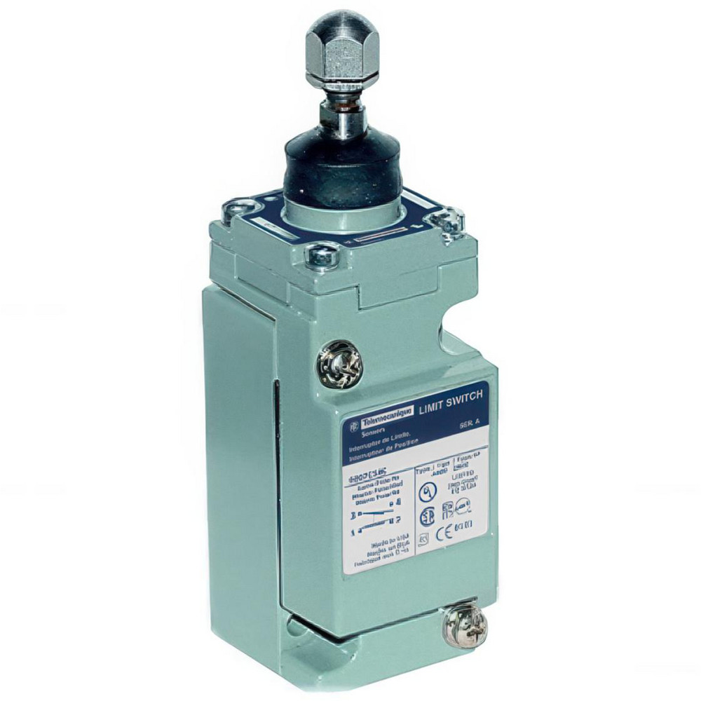 Square D General Purpose Limit Switch: SPDT, 2NC/2NO, Rotary Head, Side - 9007C68T5M11