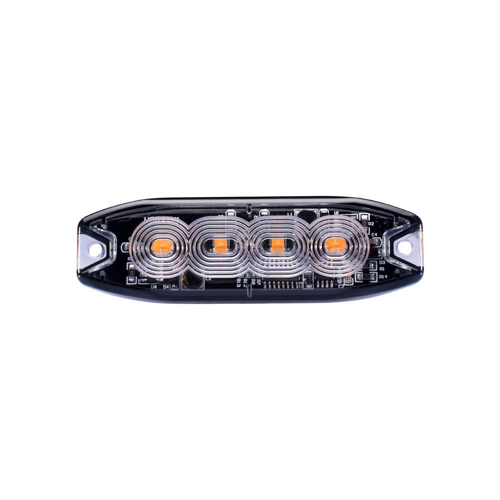 Race Sport Strobe & Flashing Lights: Light Type: Strobe; Lens Color: White, Amber, Clear; Lens Material: Polycarbonate; Lamp Type: LED - 1006758