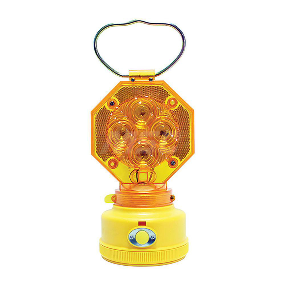 Railhead Corporation Multi-Status Indicator, Revolving, Flashing & Steady Light: Amber, Magnetic Mount - M18-SOLAR A
