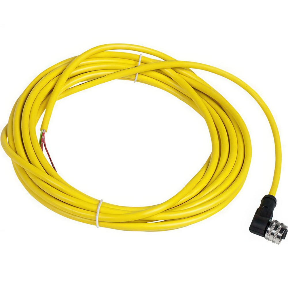 Telemecanique Sensors 4 Amp, M12 3 Pin Elbowed Female Cordset Sensor and Receptacle - XZCP1440L2