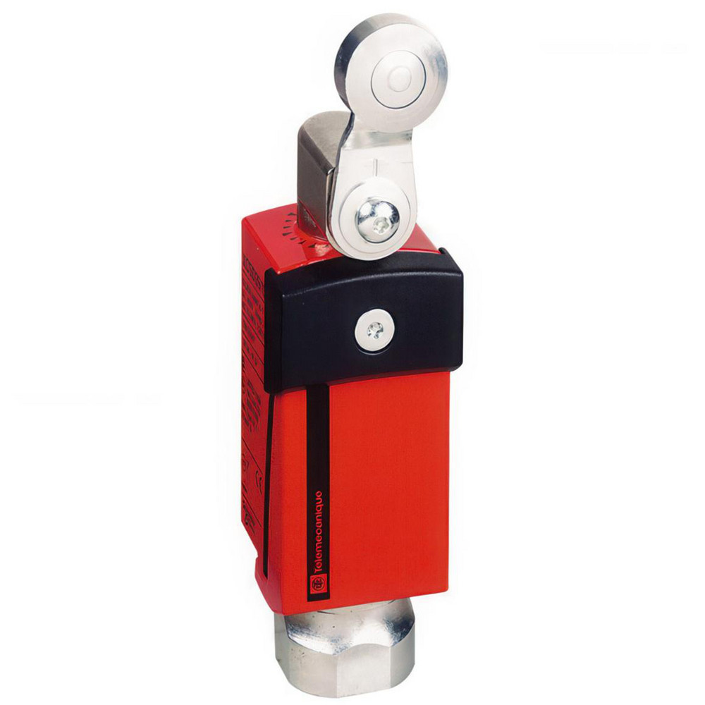 Telemecanique Sensors NO/2NC Configuration, Multiple Amp Level, Metal Roller Safety Limit Switch - XCSD3919G13