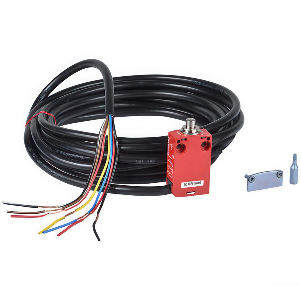 Telemecanique Sensors 2NO/2NC Configuration, Multiple Amp Level, Metal Roller Plunger Safety Limit Switch - XCSM4102L5