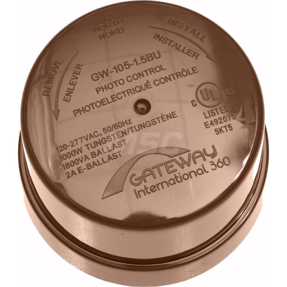 Gateway International 360 Sensor Accessories: Sensor Accessory Type: Photo Control; For Use With: HID & LED Roadway & Street Lighting Fixture; Amperage: 8 - GW-105BR-20
