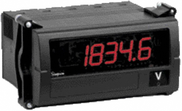 Simpson Electric 3-1/2 Digits, Digital LED, DC mV, Panel Meter - F35-1-11-0