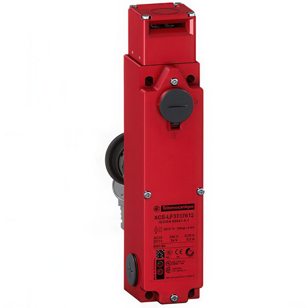 Telemecanique Sensors 2NO/NC Configuration, 300 VAC, 10 Amp, Key Safety Limit Switch - XCSL521B1