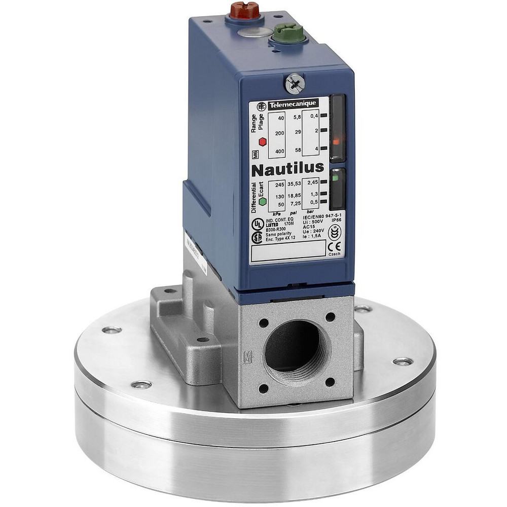 Telemecanique Sensors G 1/4 (Female) Connector, 2-1/2 Bar Sensor, Shock and Vibration Resistant, Control Circuit Pressure Sensor - XMLBS02B2S11