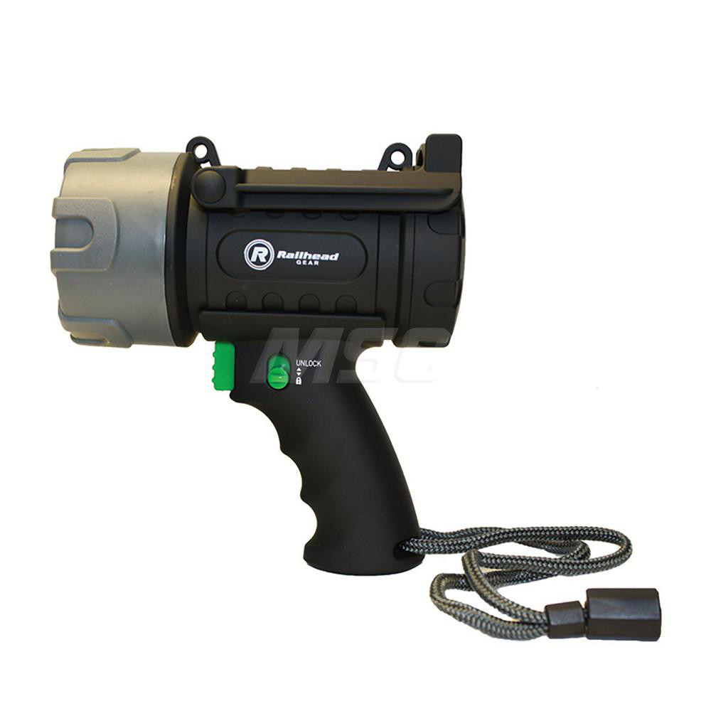 Railhead Corporation Flashing, Steady, Multi-Status Indicator & Revolving Light: Red, Magnetic Mount - M18-SOLAR R1